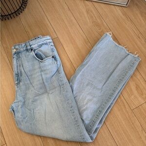 Zara high waisted wide leg jeans